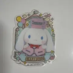 サンリオキャラクターズ　キラぷるステッカー　シナモロール