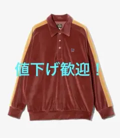 SIDE LINE PULLOVER SHIRT-C/PE VELOUR