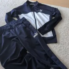 PUMA ジャージセット 紺/白