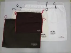 COACH ショップ布袋 ５ｐセット 中古