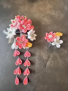 七五三 花の髪飾りセット