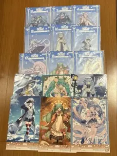 未開封品　一番くじ 雪ミク ビッグアクリルスタンド クリアポスター　初音ミク