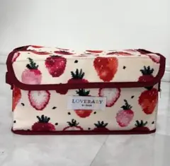 美人百花付録FEILER収納BOXストロベリードット柄いちごラブラリーハンカチ
