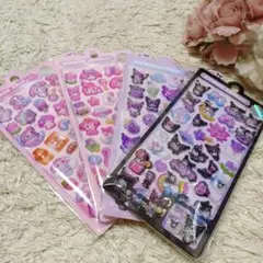 BONBON DROP　ボンボンドロップ　シール　夜光　サンリオ 4枚　セット