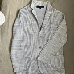 JOSEPH ABBOUD ニットジャケット ブルー系 Lのサムネイル