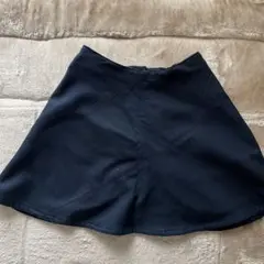 アナザーエディション●デニムスカート●ミニスカート●裏起毛●ネイビー系●S