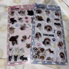 THE DOG ぷくぷくシール　2枚