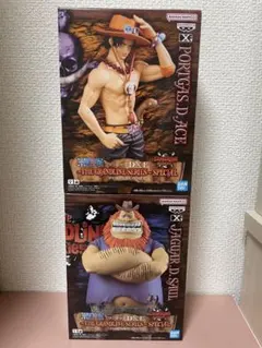 ワンピース　PORTGAS.D.ACE JAGUAR.D.SAUL フィギュア