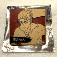 進撃の巨人　エレン　映画上映劇場限定　ポップコーンバッグ特典木製缶バッジ