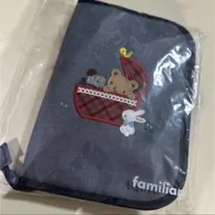familiar ファミリア 母子手帳ケースリバティ ブルー青チェック 002
