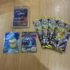 ロケット団のミュウツーEX MAメガリザードン　コダックarセット　おまけ付き