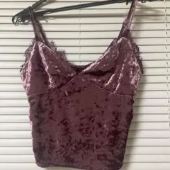 ベロアビスチェ