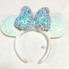 ミニー　ディズニーシー20周年　カチューシャ　タイムトゥシャイン　スパンコール