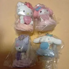 サンリオキャラクターズ　ホイップクリームマスコット　４個セット