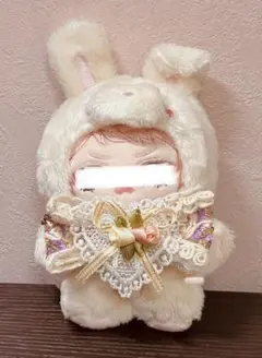 いつぬい ちびぐるみ リボン飾り ハートレース ピンク 着ぐるみ用 ぬい服