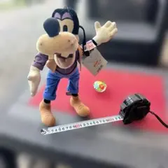 激レア★ディズニー グーフィー ぬいぐるみ マスコット　キーホルダー　電話中 激レア☆ディズニー グーフィー ぬいぐるみ マスコット キーホルダー