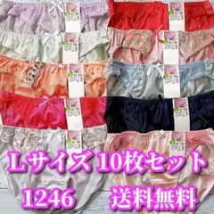 Lサイズ❤️10枚セット まとめ売り トリコット レディース ショーツ 1246