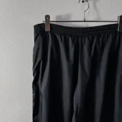 し*り様 90s NIKE ナイキ ワンポイント 刺繍 ナイロンパンツ ブラック