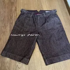 lowrys farm ハーフショートパンツ　キュロット　L
