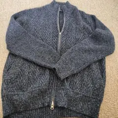 アバハウス　46 Мメンズ ニット ジップアップ カーディガン
