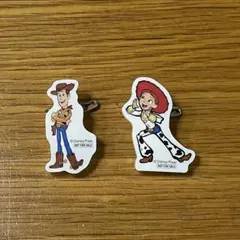 トイストーリー ウッディ ジェシー バッジ 2個セット