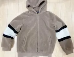 【GLAZOS／160cm】ふわもこボアパーカー