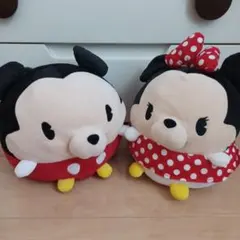 ディズニー♥️　ツムツムミッキー&ミニー　ふんわりぬいぐるみ　ペア♥️
