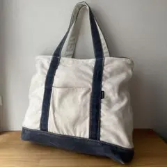 【数回使用】 底板なしCOMME CA ISMコムサイズムキャンパストートバッグ