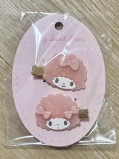 サンリオ マイスウィートピアノ ピアノちゃん ラメ ヘアクリップ 前髪クリップ