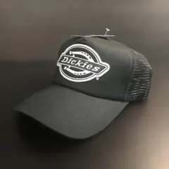 【SALE】Dickies ブラック ベースボールキャップ