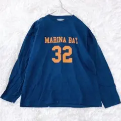 ディスコート【F】トップス 長袖Tシャツ カットソー ロンT ビッグプリント古着