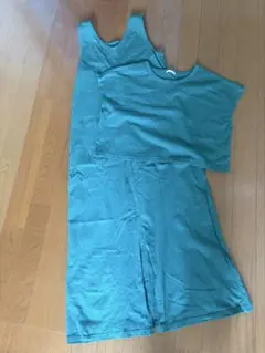 GUのセットアップ　グリーン　Sサイズ