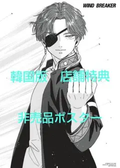 韓国版 wind breaker キャラクターブック 特典　ポスター②　蘇枋隼飛