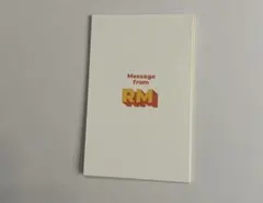 BTS RM Butterメッセージカード ナムジュン