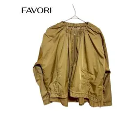 B0435FAVORI長袖ジャケット　薄手羽織　個性的デザインブルゾンのサムネイル