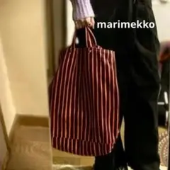 marimekkoマリメッコ　トートバッグ　肩掛け ピッコロオデリア コーラル