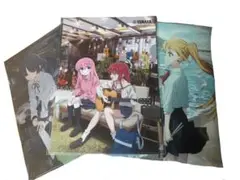 新品未開封　ぼっち・ざ・ろっく！　A4クリアファイル3枚セット