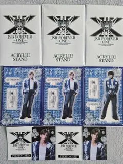 JSB FOREVER ONE アクリルスタンド 3個セット。フォトカード2枚