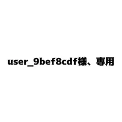 ★user_9bef8cdf様、専用★