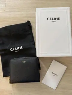 夏休みセール　CELINE 財布 ラウンドジップ ブラックのサムネイル