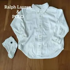 白シャツ 90 ボタン【ラルフローレン】【POLO】靴下 滑り止め付 フォーマル