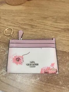 値下げ中！！COACH 花柄パスケース カードケース
