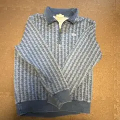 LACOSTE ハーフジップ モノグラム柄 トラックジャケット