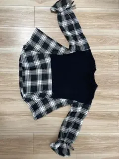 親子姉妹お揃い　長袖カットソー　２着セット