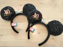 ディズニー 40周年記念 カチューシャ　2つセット