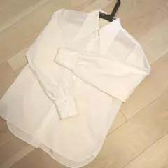PINORE ピンタックバンドカラーシャツ - メルカリ