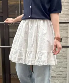 ［DISCOAT］2WAYフレアミニスカートのサムネイル