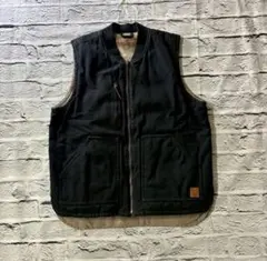 Brixton ブリクストン リバーシブルダックベスト フリーサイズ ブラック BRIXTON（ブリクストン） ベスト メンズ BUILDERS ABRAHAM REVERSIBLE