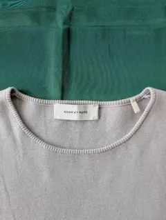 美品！ADAM ET ROPE' ミラノリブ クルーネックニットのサムネイル