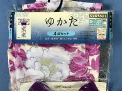 花柄浴衣4点セット 154-168cm
